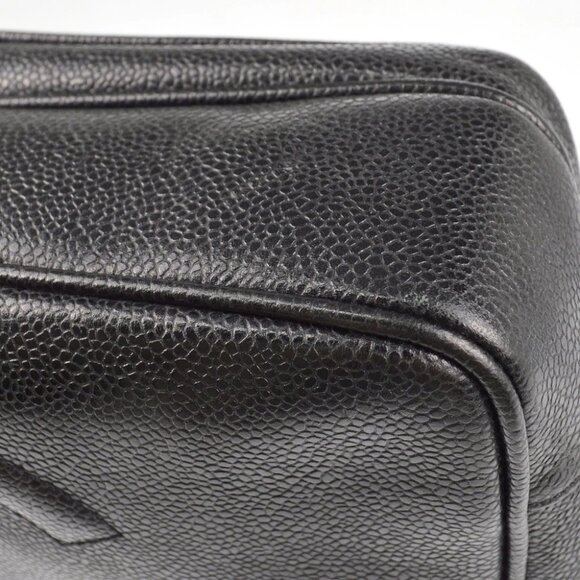 Chanel Black Calfskin Shoulder Tote Bag - Picture 3 of 8